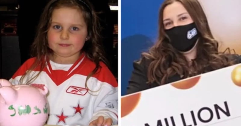 À 5 ans, elle donne de l'argent à une association et le karma la récompense de la plus belle des façons 13 ans plus tard