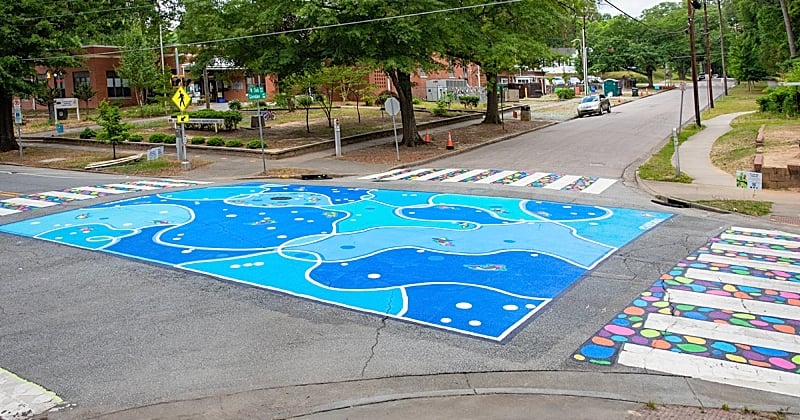 Le street art permettrait de réduire les accidents la route de 17%, selon une étude