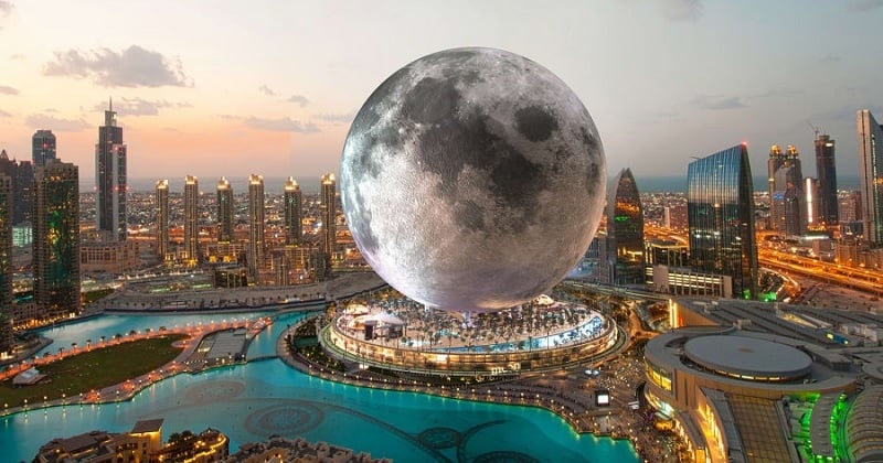 Un hôtel gigantesque en forme de Lune pourrait voir le jour à Dubaï