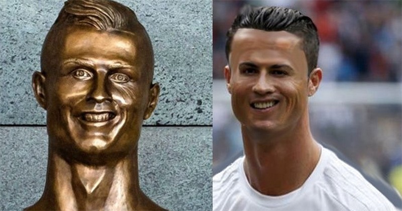 La statue complètement ratée de Cristiano Ronaldo est une source inépuisable de parodies trouvée sur le net : voici les 20 meilleurs d'entre elles