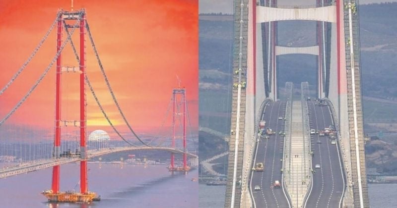 Le plus long pont suspendu au monde se trouve en Turquie et relie l’Europe à l’Asie