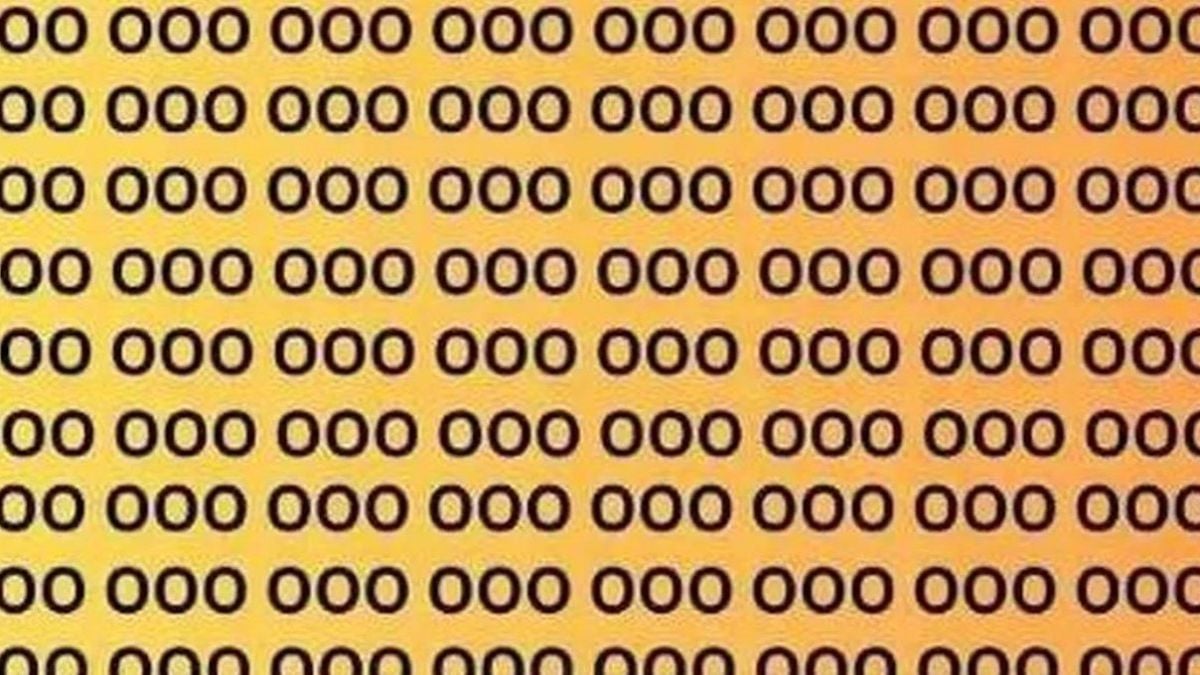 Seules les personnes avec une vue parfaite peuvent trouver le chiffre zéro caché sur cette image en 12 secondes 