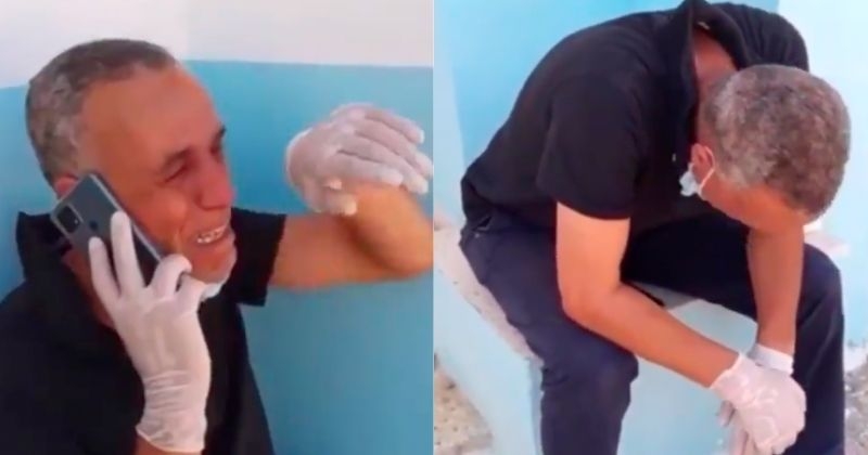Covid-19 en Tunisie : ce directeur d'hôpital, en proie à une pénurie d'oxygène, craque en direct et émeut les internautes