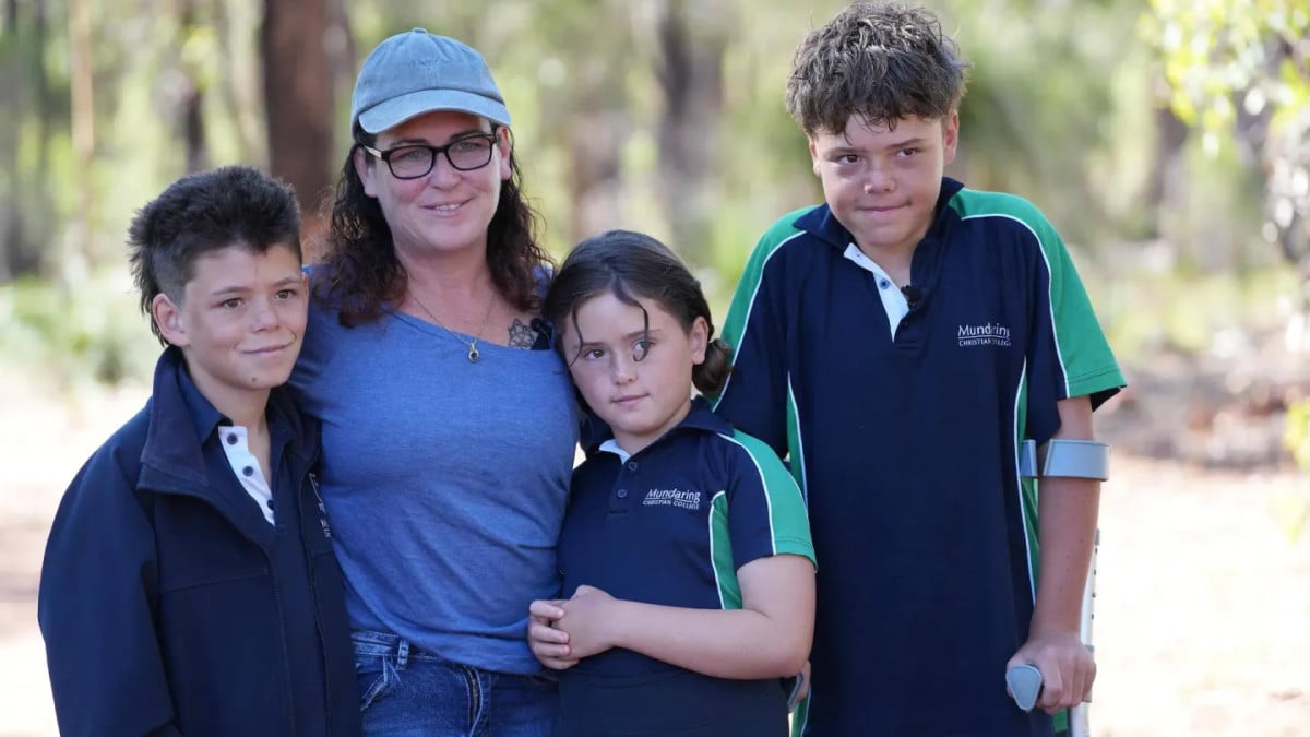 Austin et sa famille