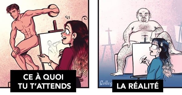 6 différences entre ce que tu crois et la réalité, quand t'es étudiant en école d'Arts