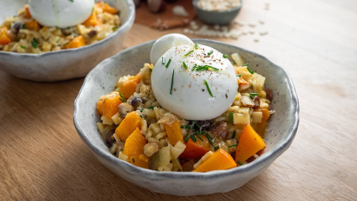 Un crozotto au potimarron ? On dit OUI à cette recette ultra-gourmande et généreuse !