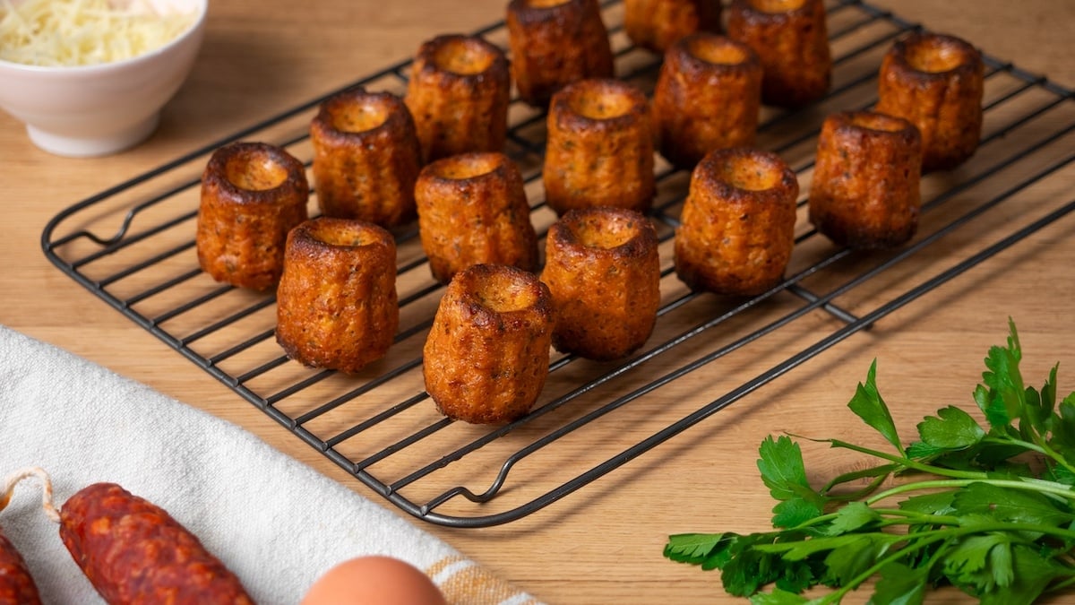 Des cannelés au chorizo pour un apéro gourmand et caliente, vous n'y résisterez pas !