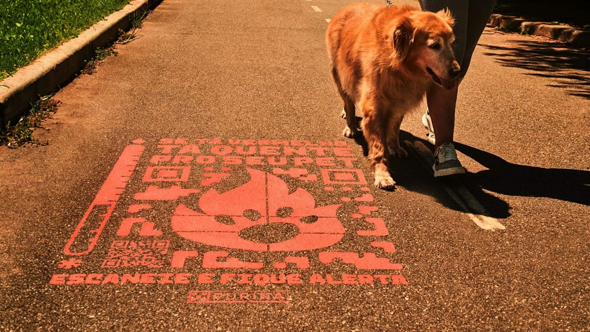 Réagissant à la température, ces logos intelligents protègent les patounes des chiens de la chaleur