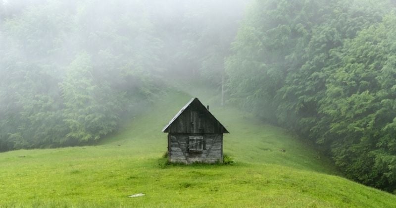 Honorant la promesse qu'il s'était faite à ses 18 ans, ce quadragénaire prend sa retraite pour vivre dans une petite cabane