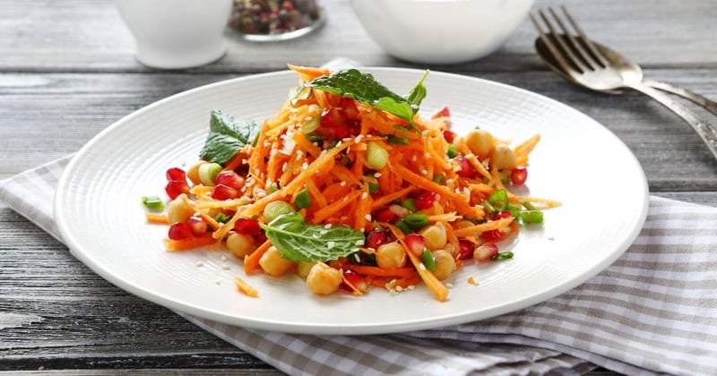 15 recettes de salades avec des carottes