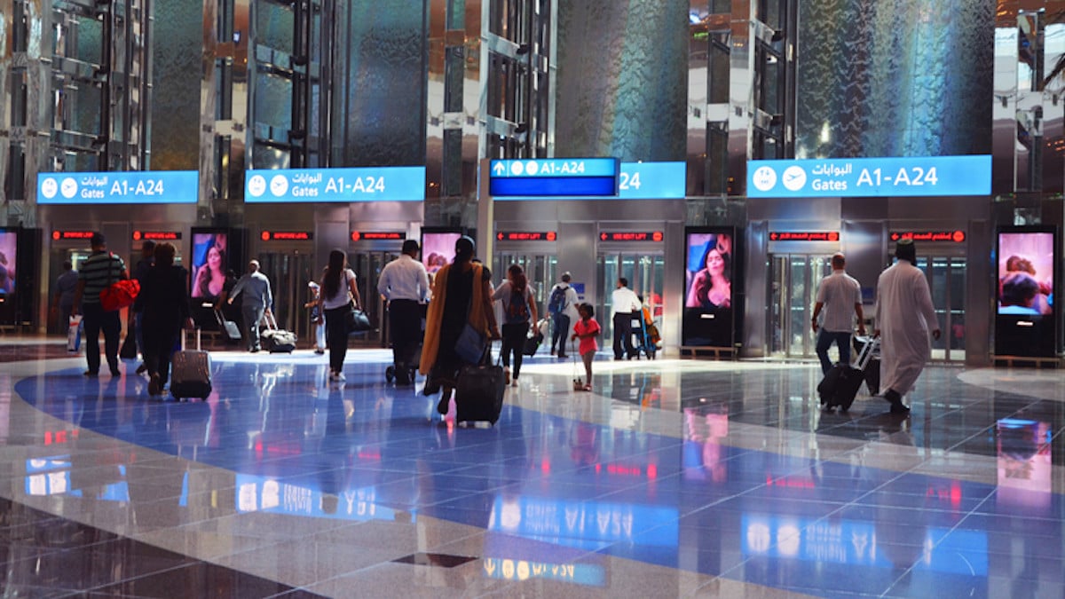 L'a&eacute;roport international de Duba&iuml;