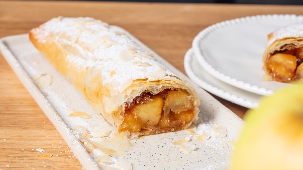 Croustillez de plaisir pour le strudel aux Pommes du Limousin AOP, super facile à réaliser et délicieux !