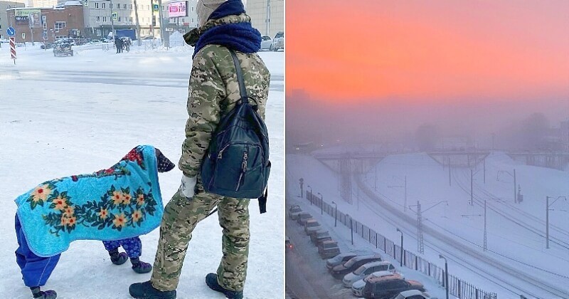 20 photos qui témoignent du froid glacial qui touche actuellement la Russie. Frissons garantis !