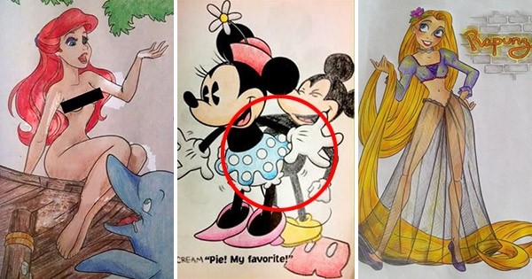 21 raisons pour lesquelles il ne faut pas laisser papa dessiner sur les livres de coloriages de ses enfants...