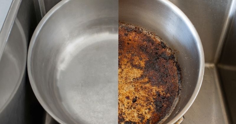 Comment redonner une seconde jeunesse à nos casseroles et autres poêles en inox brûlées ?