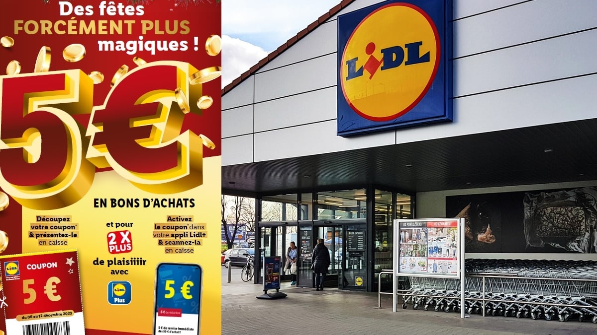 Lidl fait gagner 100 millions d'euros en bons d'achat pour les fêtes de fin d'année