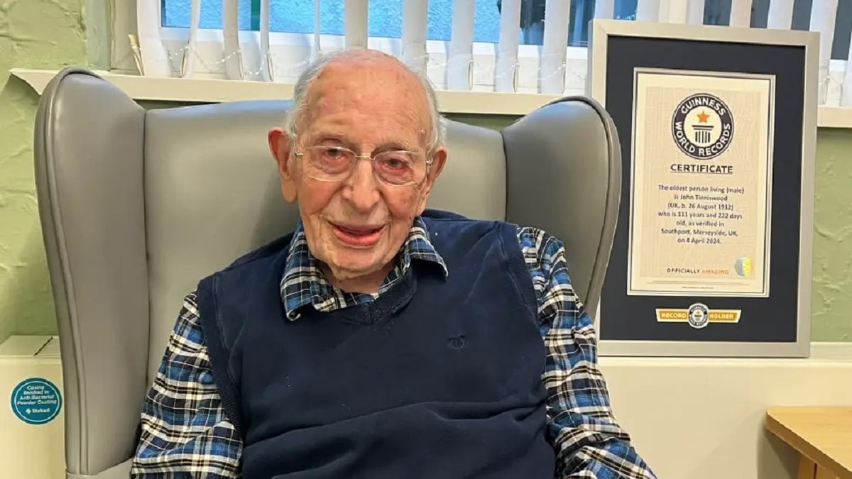 À 111 ans, l'homme le plus vieux du monde révèle le secret de sa longévité