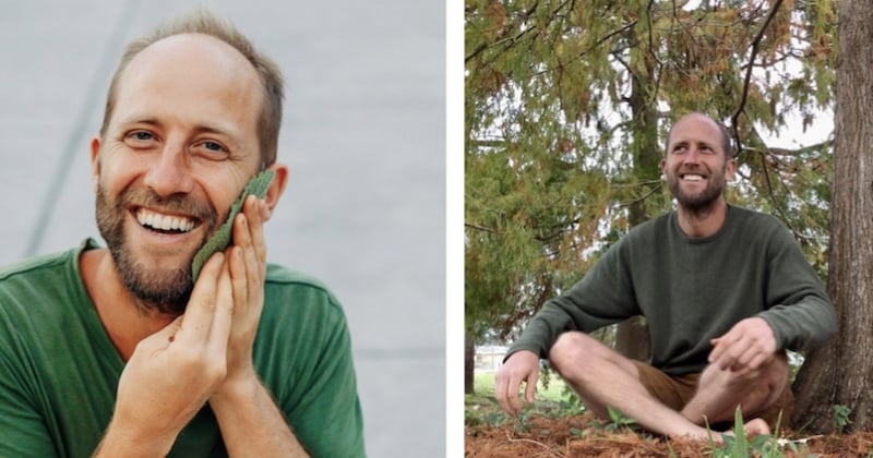 Pour lutter contre le gaspillage, cet écologiste a remplacé le papier toilette par des feuilles d'arbre