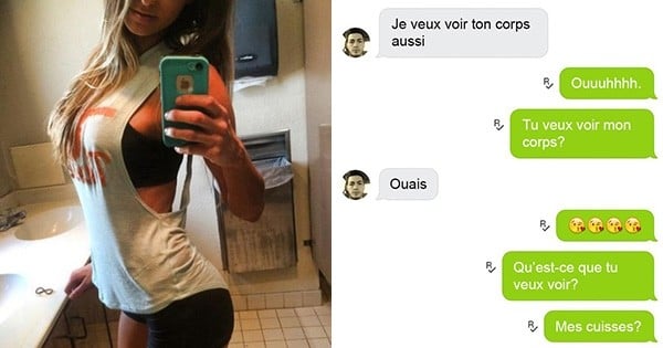 Et bim : lorsqu'un homme lui demande des photos d'elle nue, elle lui en envoie... mais pas forcément ce qu'il attendait