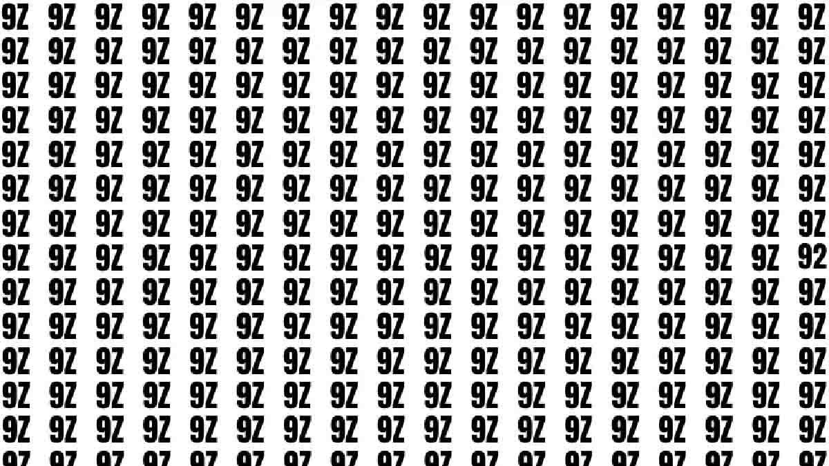 Illusion d'optique : êtes-vous capable de trouver le nombre 92 en seulement 10 secondes ?