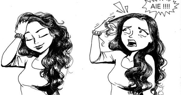  18 illustrations qui résument à la perfection le quotidien des femmes qui ont les cheveux longs