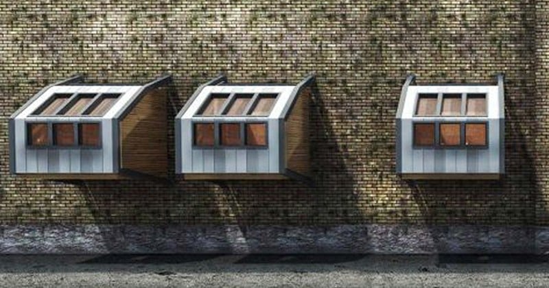 Les sans-abris pourraient bien avoir accès à un toit ! Un architecte londonien invente des abris avec un minimum de confort