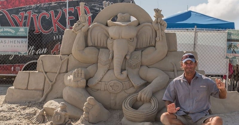 11 sculptures de sable magnifiques lauréates au concours Texas SandFest