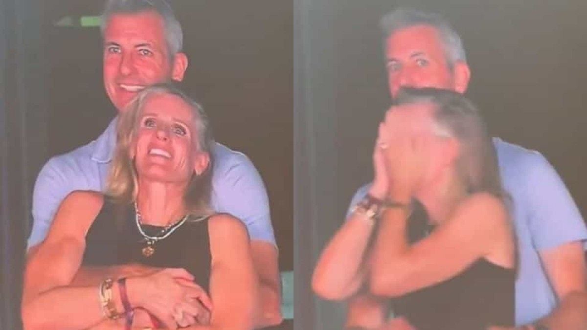 Les deux collègues filmés «en plein adultère» au concert de Coldplay n'auraient jamais eu de liaison, selon une proche