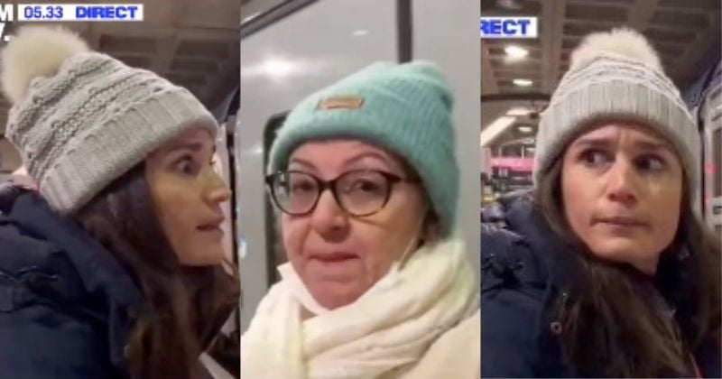 En interrogeant une passagère, cette journaliste lui fait rater son train en pleine grève des transports