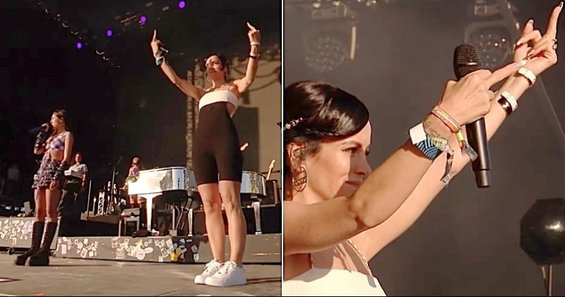 Glastonbury 2022 : Olivia Rodrigo invite Lily Allen sur scène pour dédier son titre « Fuck You » aux juges de la Cour suprême 