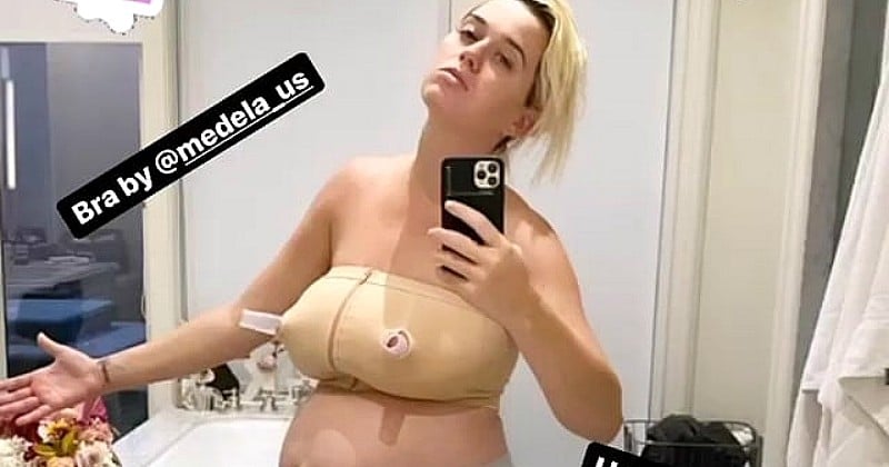 Katy Perry partage une photo sans filtre de son corps post-accouchement