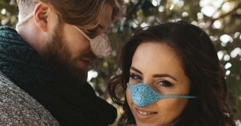 Parez-vous pour l'hiver avec ce protège-nez conçu spécialement pour garder votre petit museau à l'abri