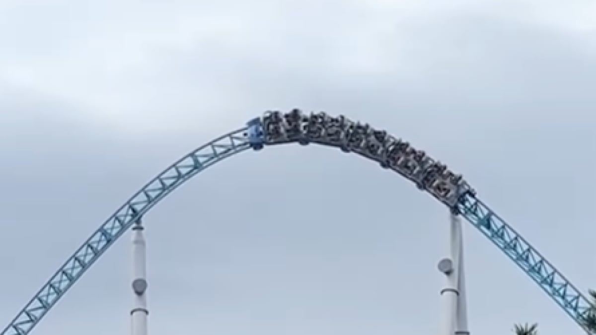 VIDÉO : grosse frayeur dans ce célèbre parc d'attractions, les passagers d'un grand huit repartent en arrière