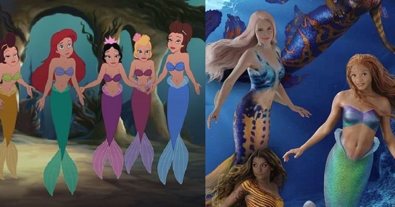 Découvrez les sœurs de Ariel dans le remake de La Petite Sirène