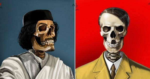 Un artiste a réalisé les portraits de 13 dictateurs parmi les plus effrayants de l'Histoire, et ça fait froid dans le dos !