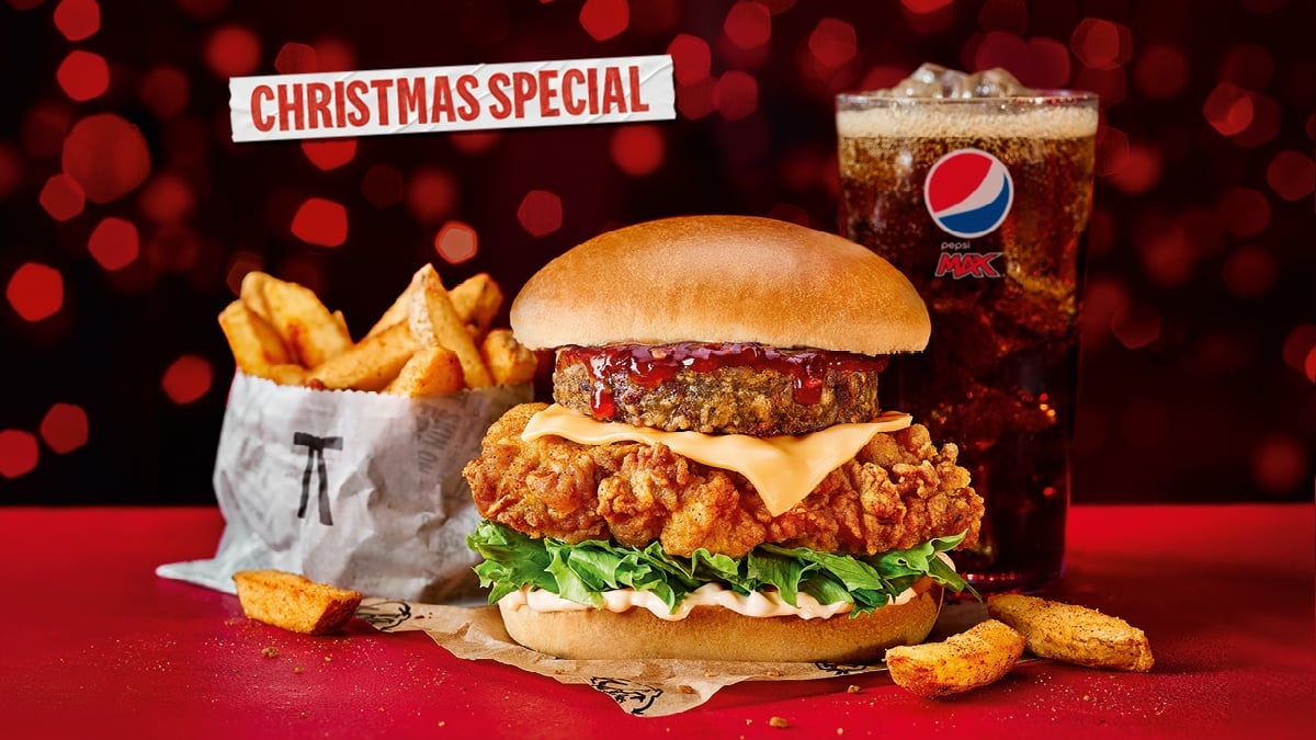 KFC dévoile deux recettes inédites de burgers pour Noël