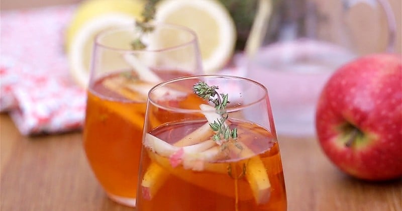 Testez le nouveau cocktail du moment, le spritz revisité avec du cidre