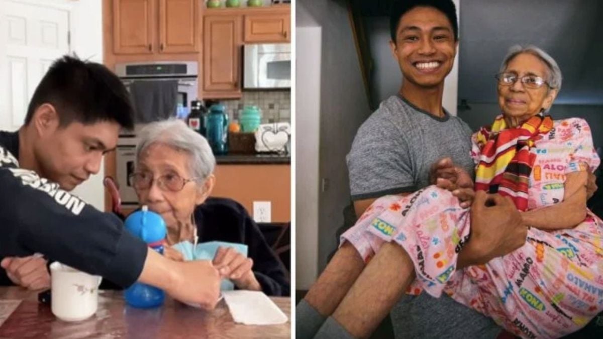 Il s'occupe de sa grand-mère de 97 ans à plein temps pour ne pas que sa famille l'envoie en maison de retraite
