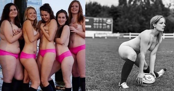 Des joueuses de rugby ont décidé de représenter des associations caritatives dans des séances photos très sexy !