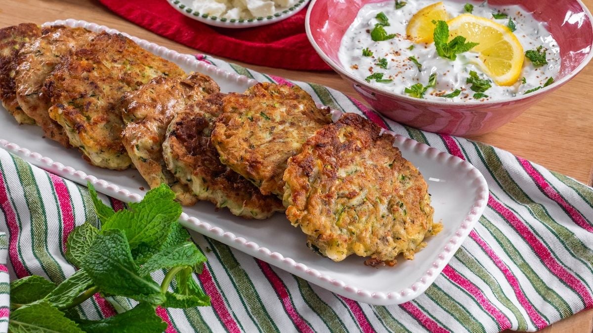 Beignets de courgettes et feta