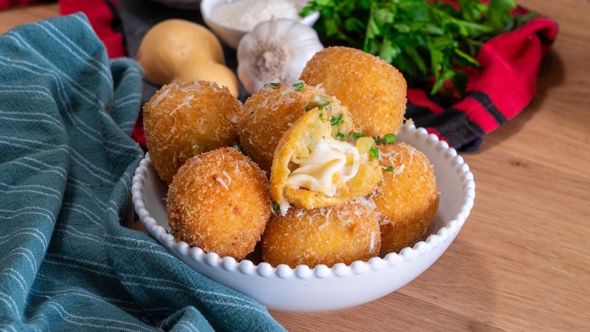 Boulettes de pommes de terre et fromage