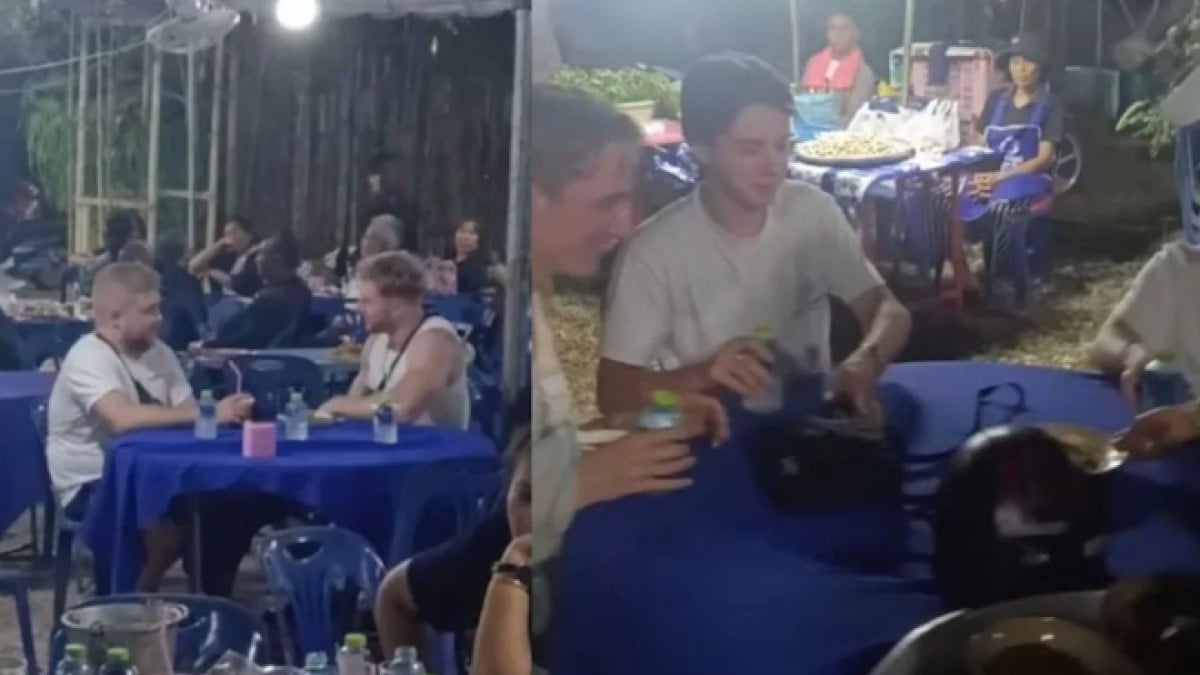 Des touristes invités à rester à une cérémonie d'enterrement