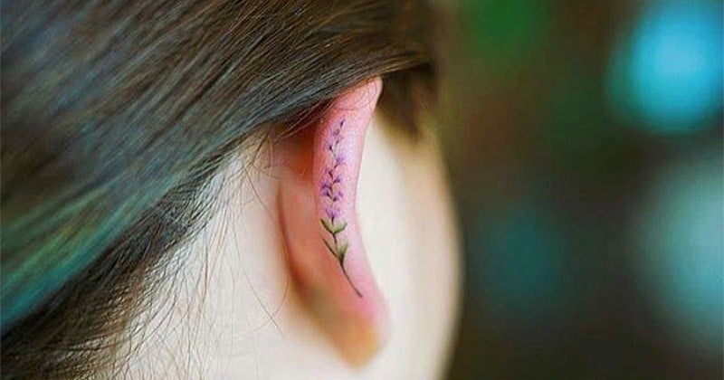 Découvrez les tattoos d'oreille, la nouvelle tendance qui excite les réseaux sociaux 