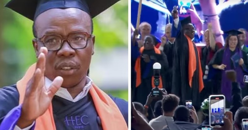 Salif Traoré, le chanteur de Magic System, met le feu à sa cérémonie de remise des diplômes