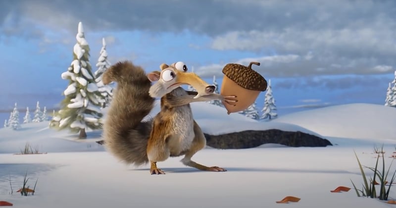 Vidéo : dans ce court-métrage inédit de « L'Âge de glace », Scrat parvient enfin à manger son gland !