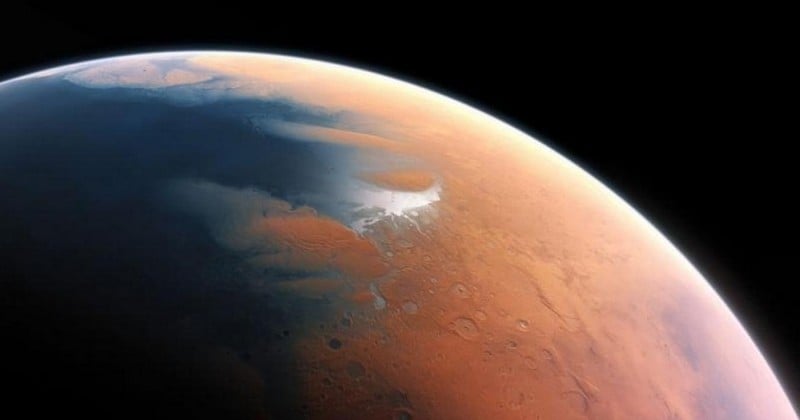 Sous la surface de la planète Mars, un lac d'eau salé liquide de 20 kilomètres de largeur a été découvert