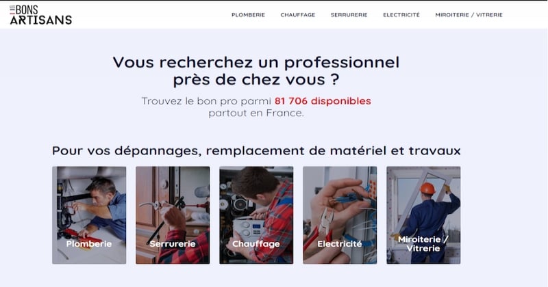 Connaissez-vous l'annuaire des professionnels du second œuvre du bâtiment geo.lesbonsartisans.fr ?