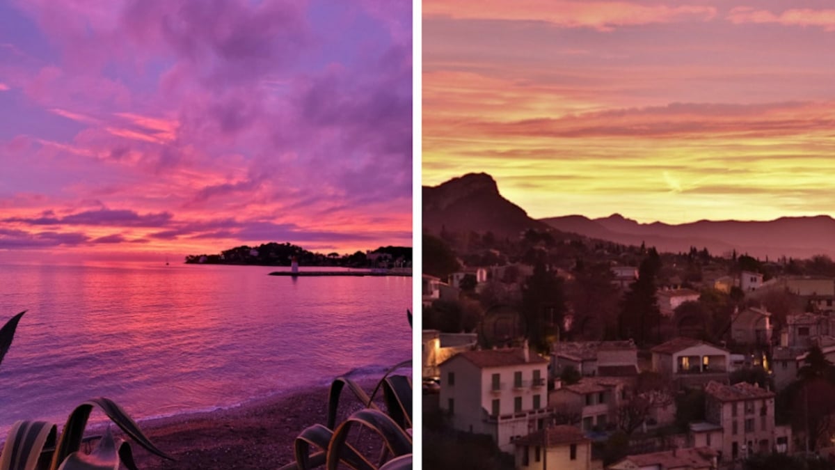 Un ciel de feu a illuminé la Côte d'Azur ce matin, découvrez les photos à couper le souffle