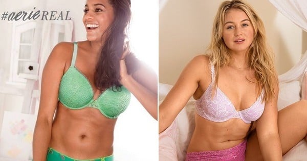 La marque de sous-vêtements Aerie arrête de retoucher ses mannequins avec Photoshop... et voit  ses ventes augmenter !