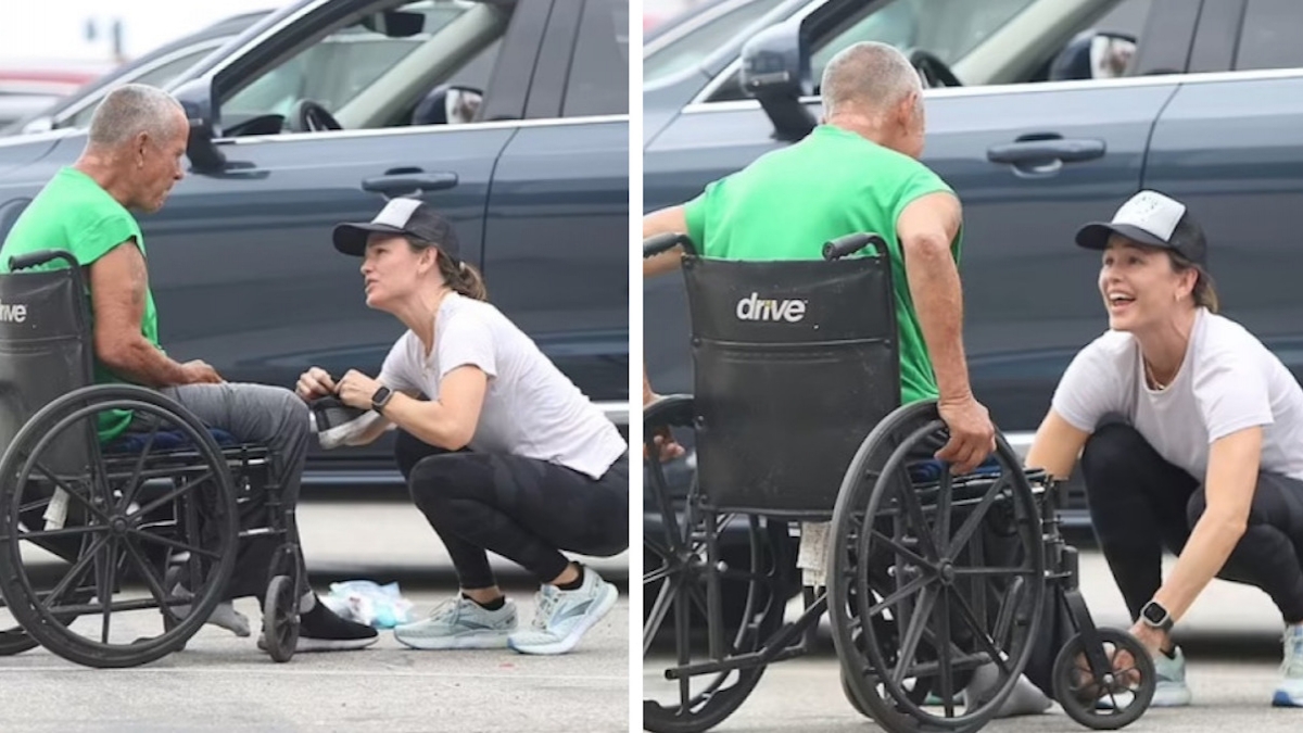 Cet acte de générosité de l'actrice Jennifer Garner envers un sans-abri en fauteuil roulant va vous réchauffer le coeur